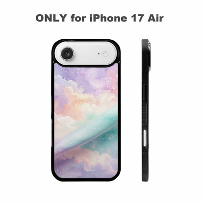 iPhone 17 Air Case — Galaxy Texture In Soft Pastel Galaxy, Custom Printed Phone Case