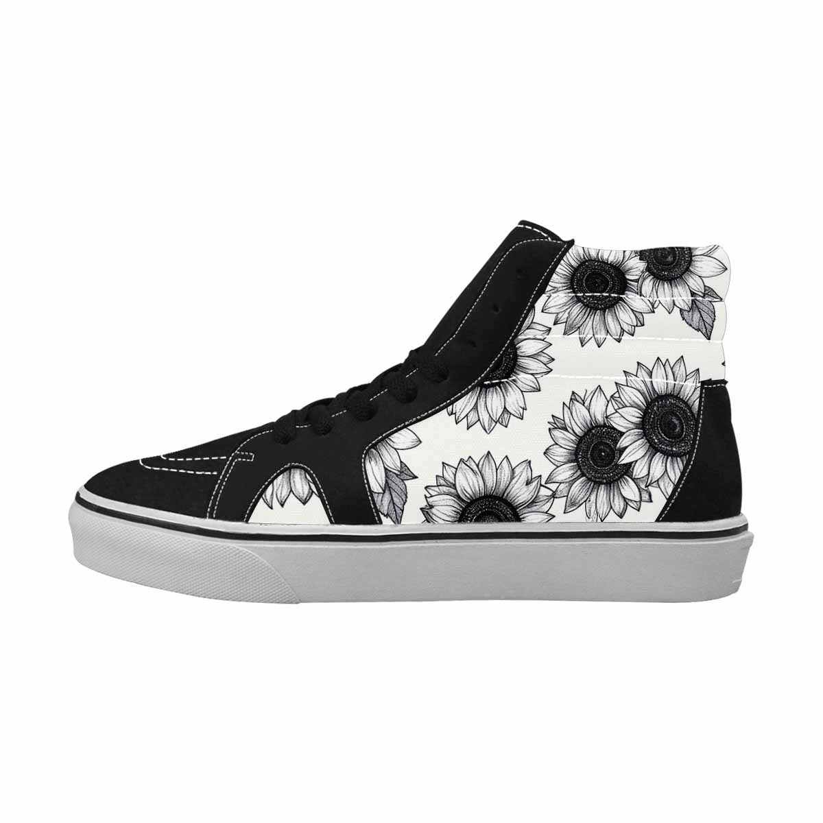WOMEN'S Skull Splatter Black White Pattern, Ferion