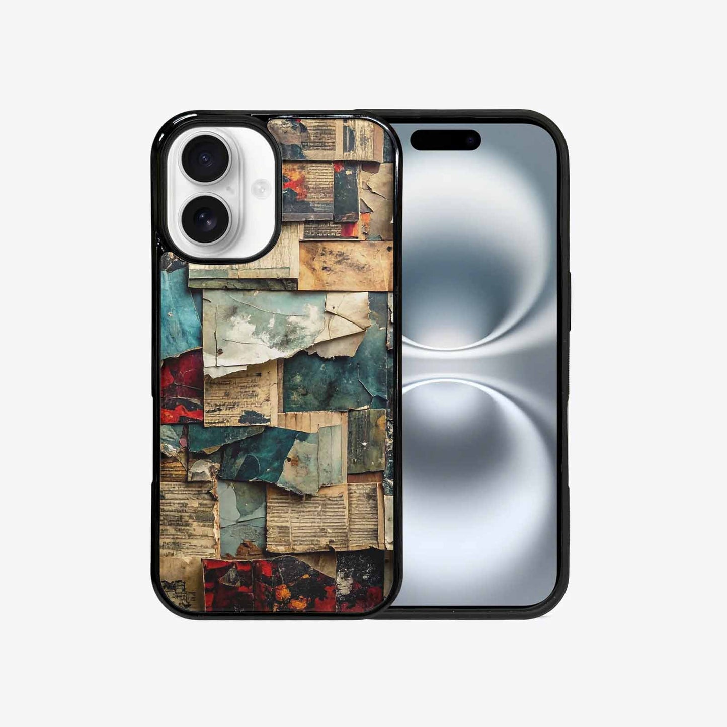 iPhone 16 Case — Distressed Grunge Texture Pattern Hundreds Of, Unique Phone Case Design