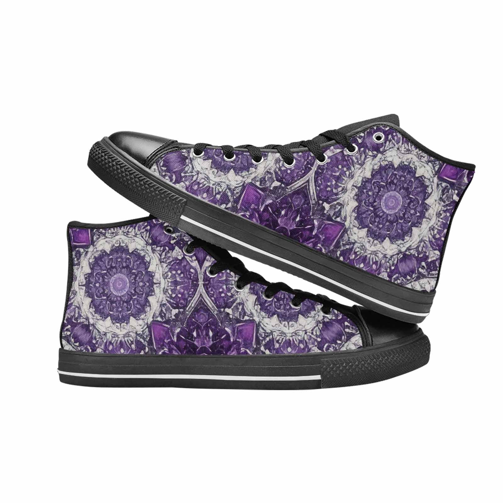 MEN'S Mandala High Top Canvas Grunge Custom Shoes