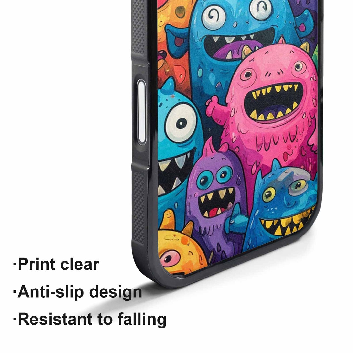 iPhone 17 Air Case — Seamless Repeating Pattern Of Overlapping Cartoon, Custom Made Phone Cover