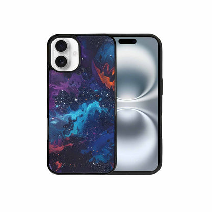 iPhone 16 Plus Case — Eamless Repeating Pattern Of Overlapping Pumpkin, Original Design Phone Case