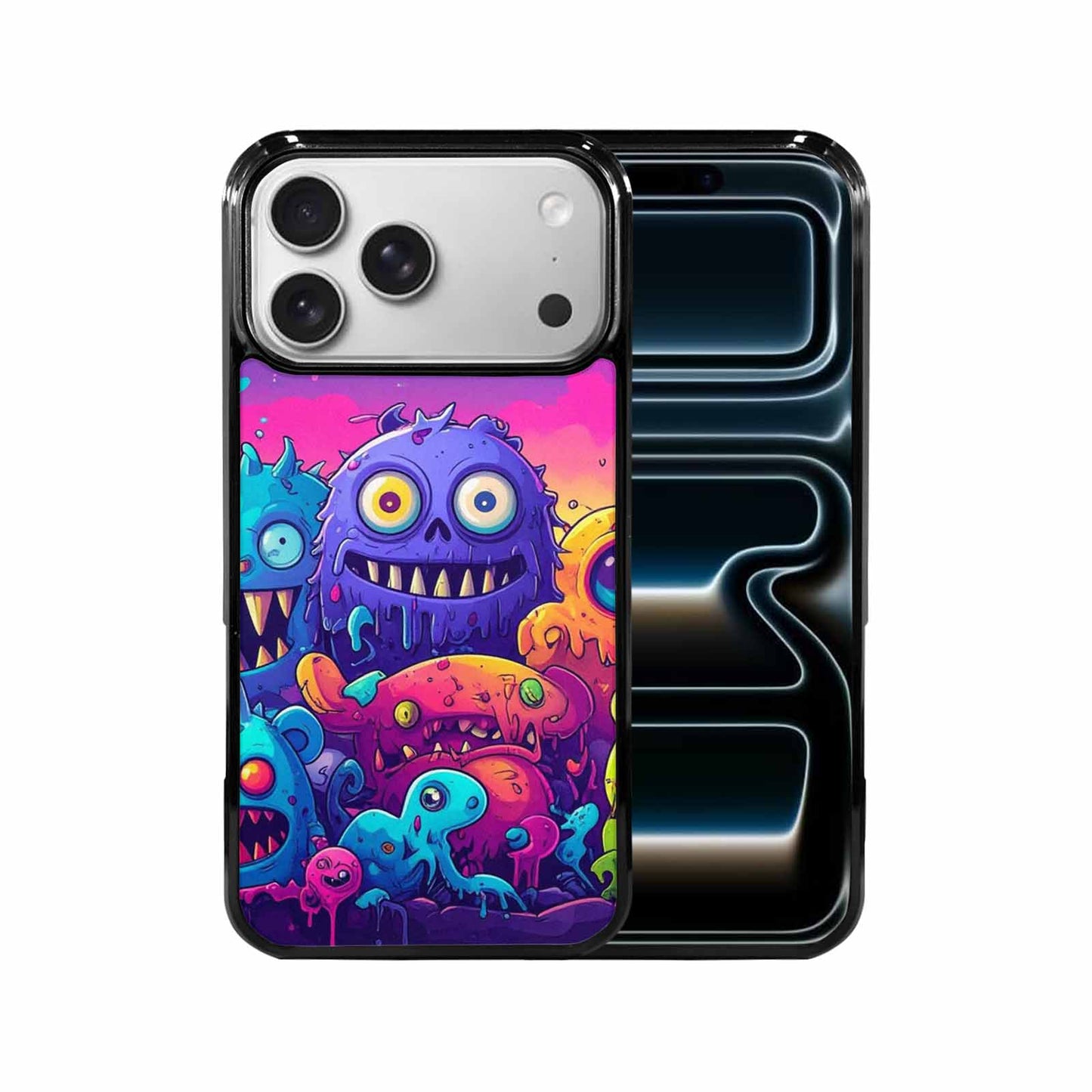 iPhone 17 Pro Max Case — Overlapping Endlessly No Empty Galaxy Space, Custom Printed Phone Case
