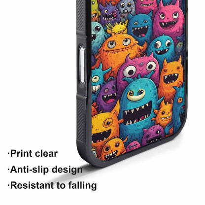 iPhone 17 Pro Max Case — Monsters (general) Cartoon Monsters Cartoon Cute, Custom Designed Case Cover