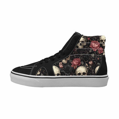 WOMEN'S Skulls - Roses High Top Canvas Dreamcore Shoes