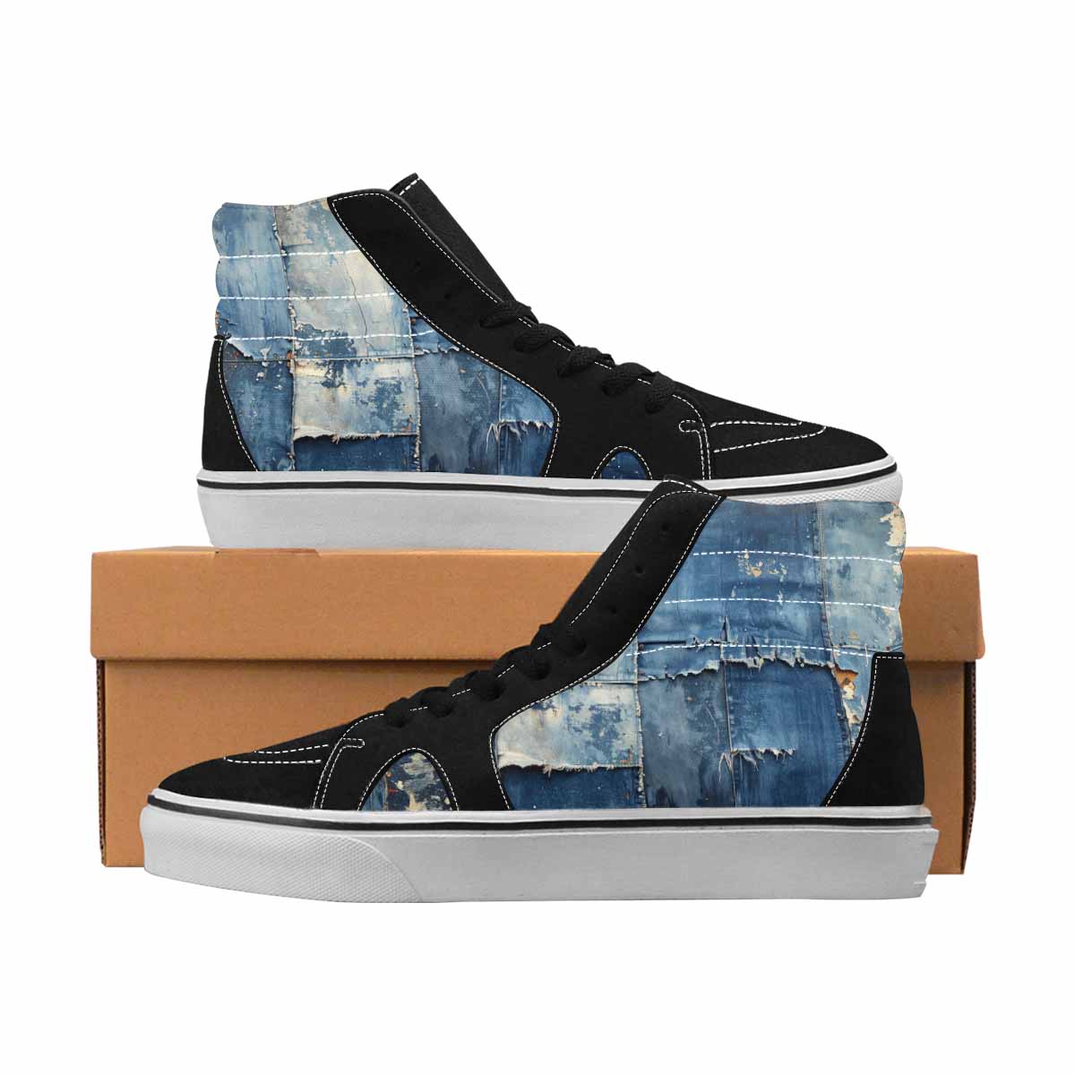 MEN'S Distressed Denim Texture Ti 2 Ferion