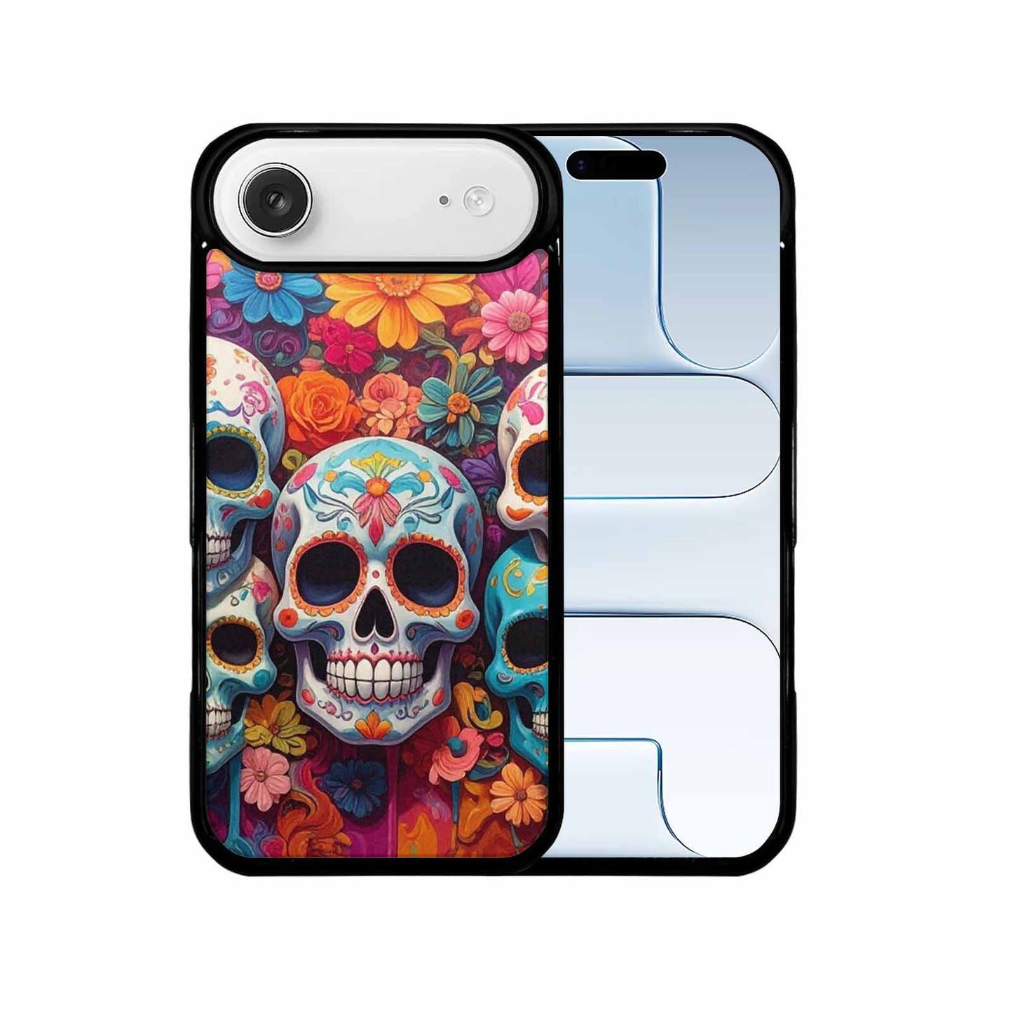 iPhone 17 Air Case — Sugar Skullsmelting Sugar Skulls Tzs Gothic, Custom Phone Case