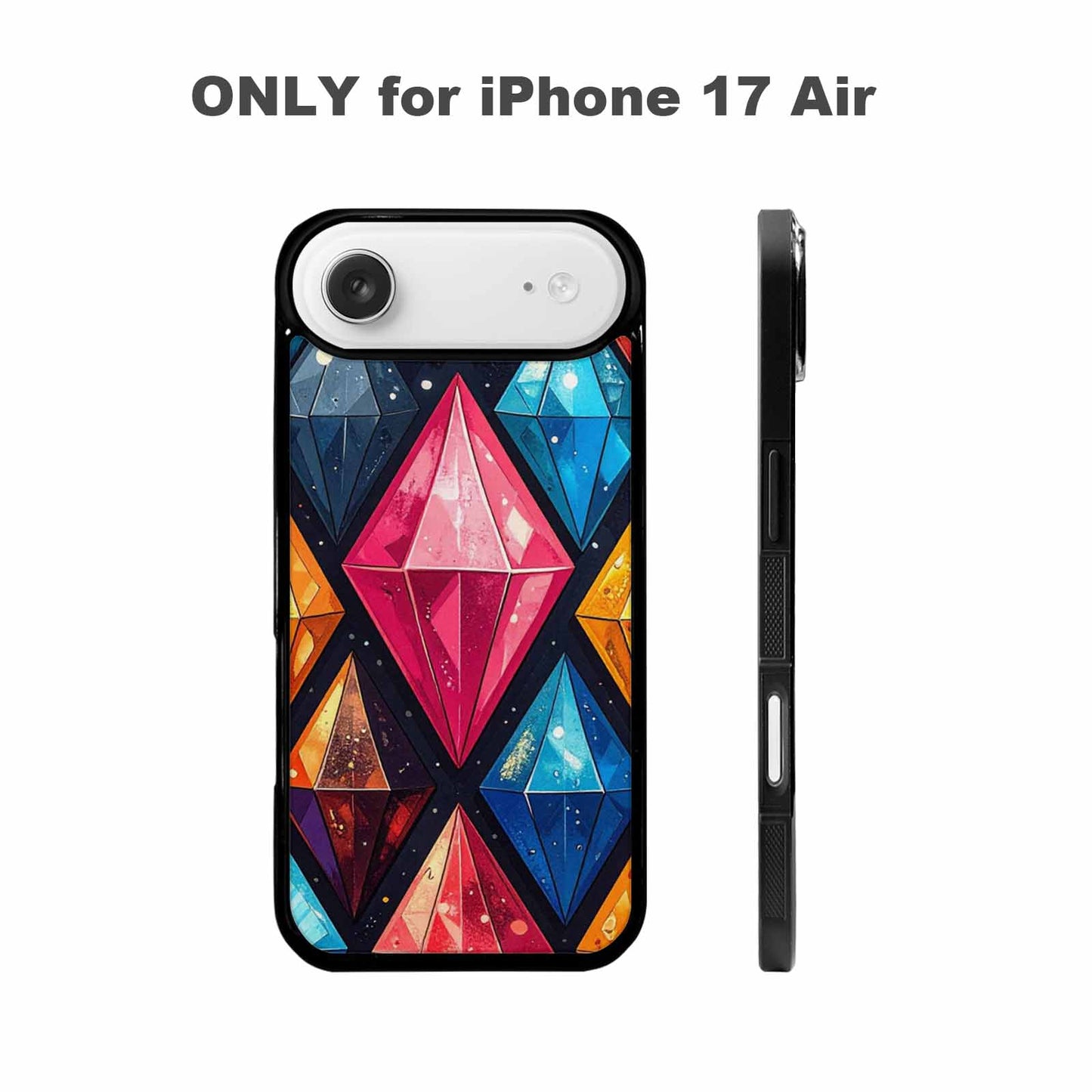 iPhone 17 Air Case — Vintage Summer Diamond Retro Vintage, Custom Art Phone Cover