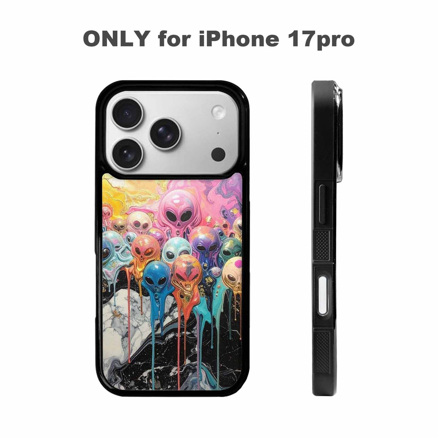 iPhone 17 Pro Case — Aliens Marblemelting Aliens Pa L2w Alien, Custom Designed Case Cover