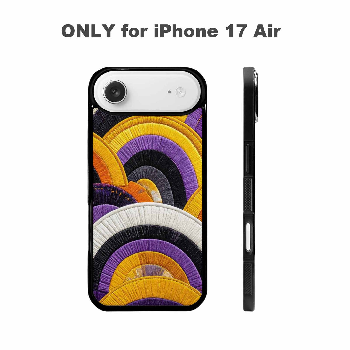 iPhone 17 Air Case — Vivid Camo Nonbinary Pride Camo, Customized Protective Case
