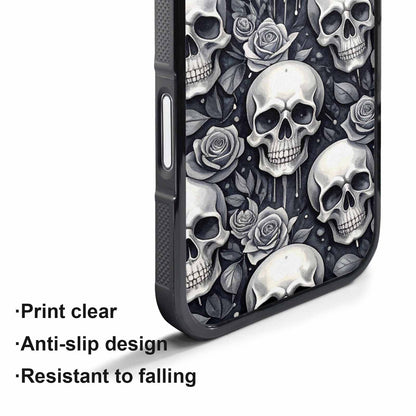 iPhone 17 Air Case — Skull Dark Art Gothic Print Gothic, Custom Art Phone Cover