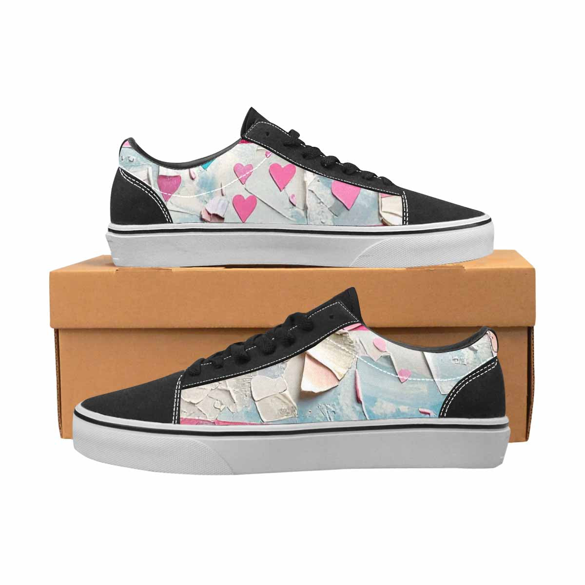WOMEN'S Transgender Pride Flag Lace-Up Canvas Y2K Shoes