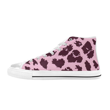 MEN'S Cc Animal Print Men’S High Top Canvas Wallpaper Art Custom Sneakers
