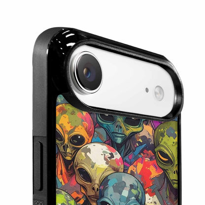 iPhone 17 Air Case — Aliens Camo Aliens Pattern Hundreds Alien, Original Design Phone Case