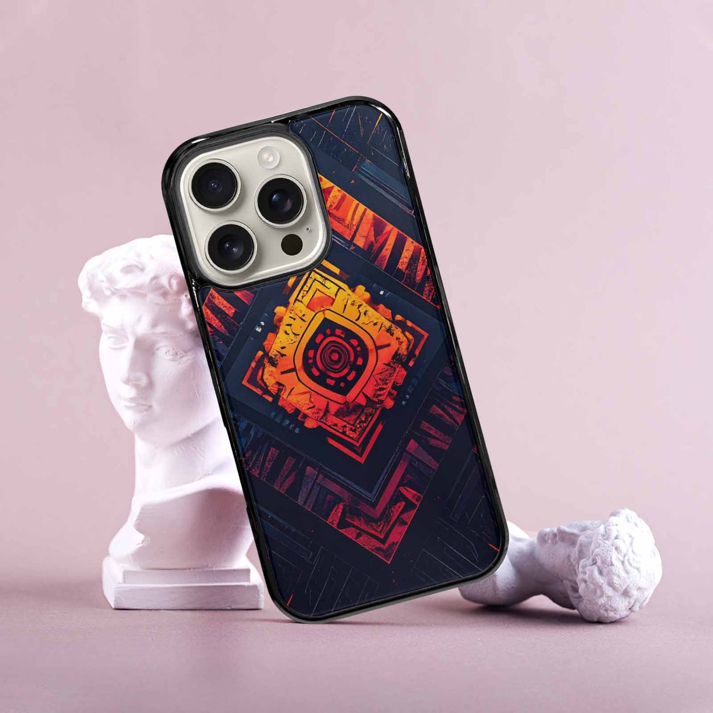 iPhone 16 Pro Case — Wild Tribal Ripple, Personalized Phone Case