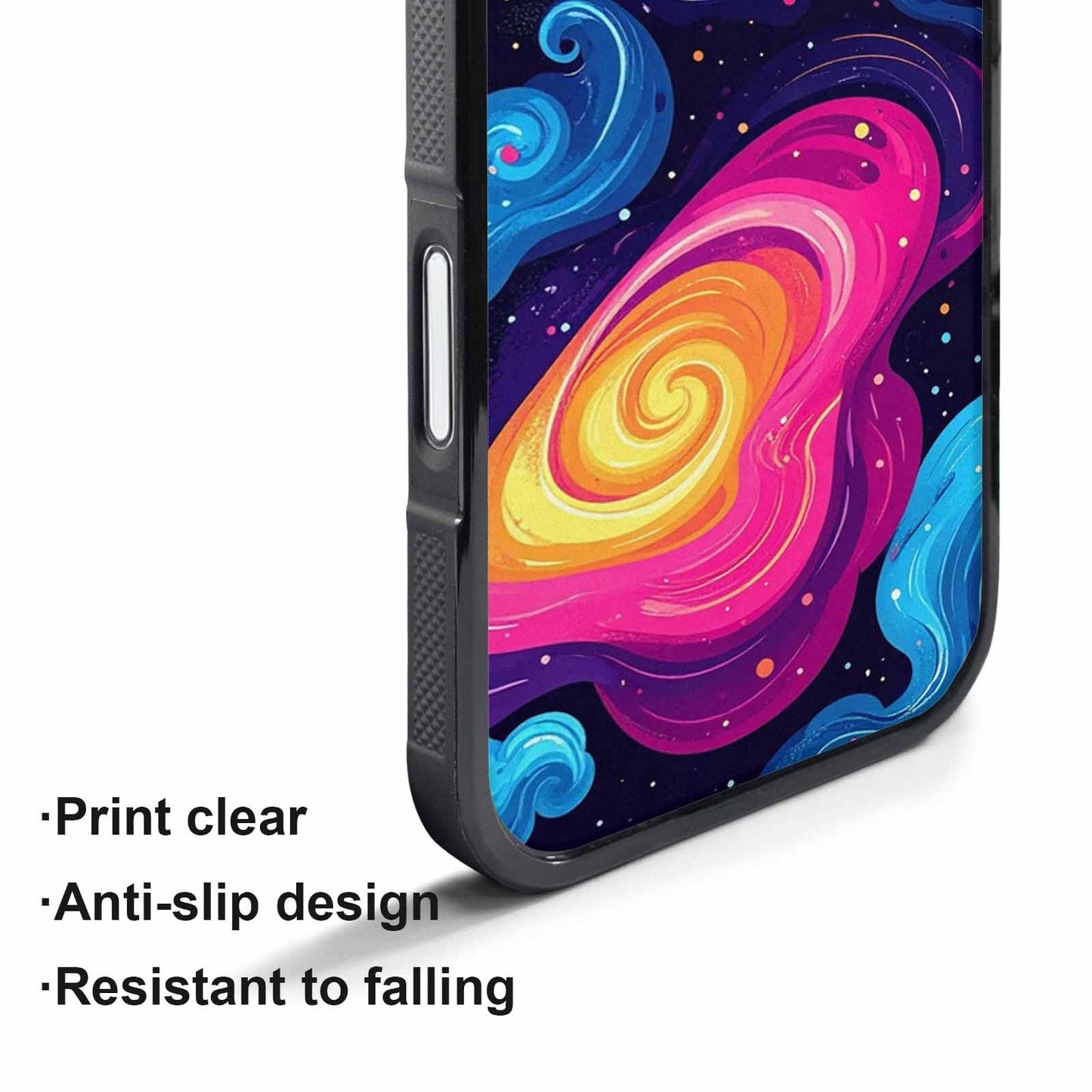 iPhone 17 Pro Case — Love Wins Galaxy Seamless Pattern Galaxy, Custom Designed Case Cover