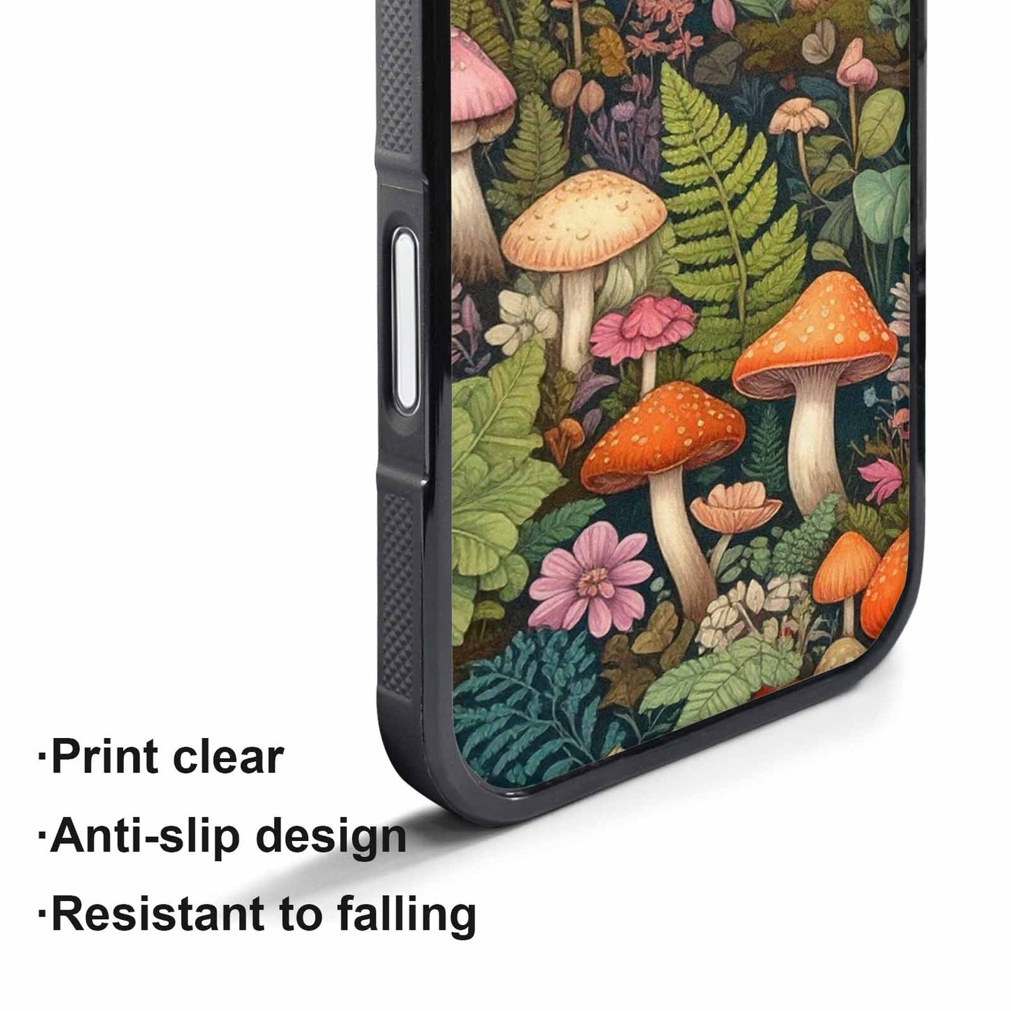iPhone 17 Air Case — Mushrooms Botanicalmushrooms P Kzu Floral, Original Design Phone Case