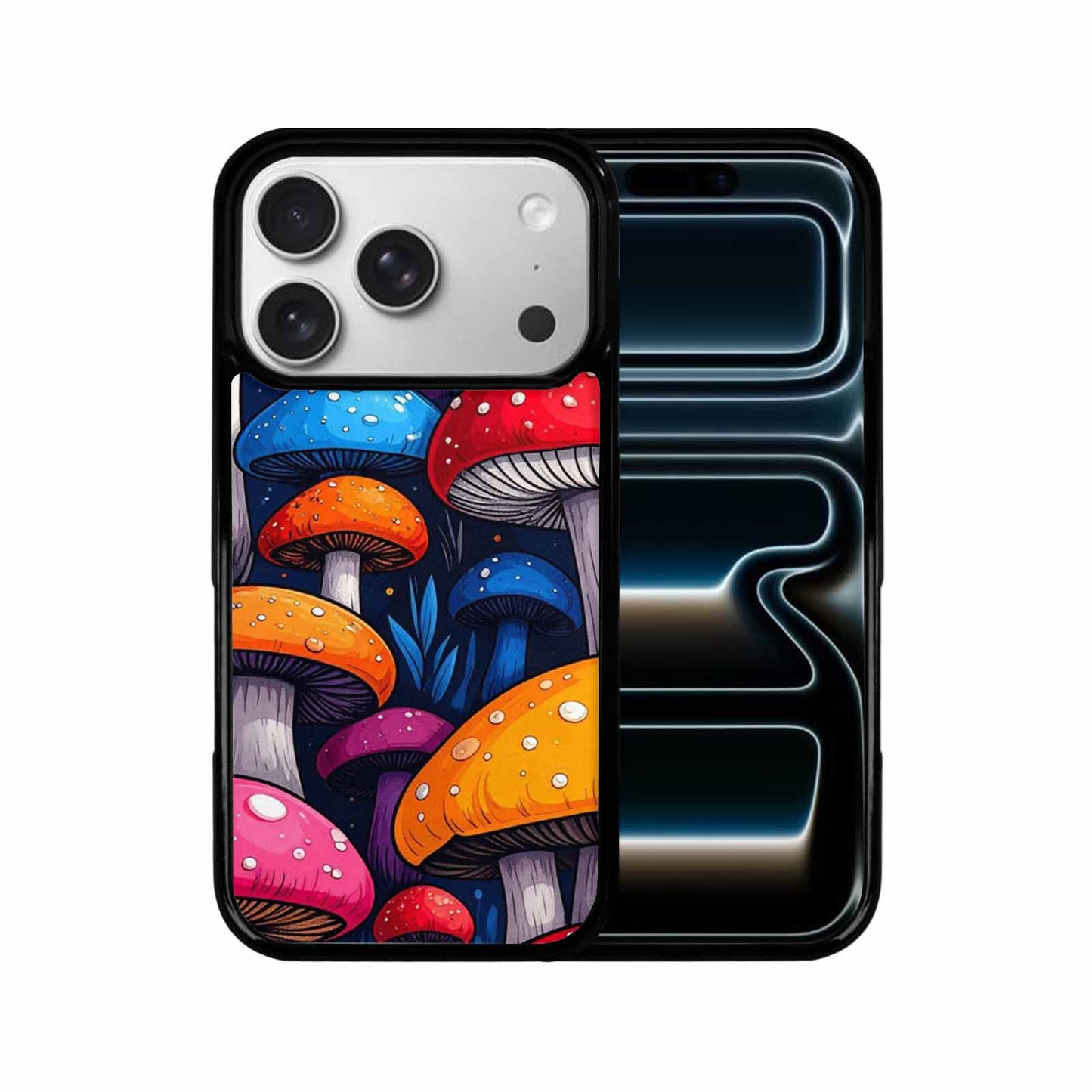 iPhone 17 Pro Case — Vivid Winter Mushroom Seamless Cartoon Cute, Custom Art Phone Cover