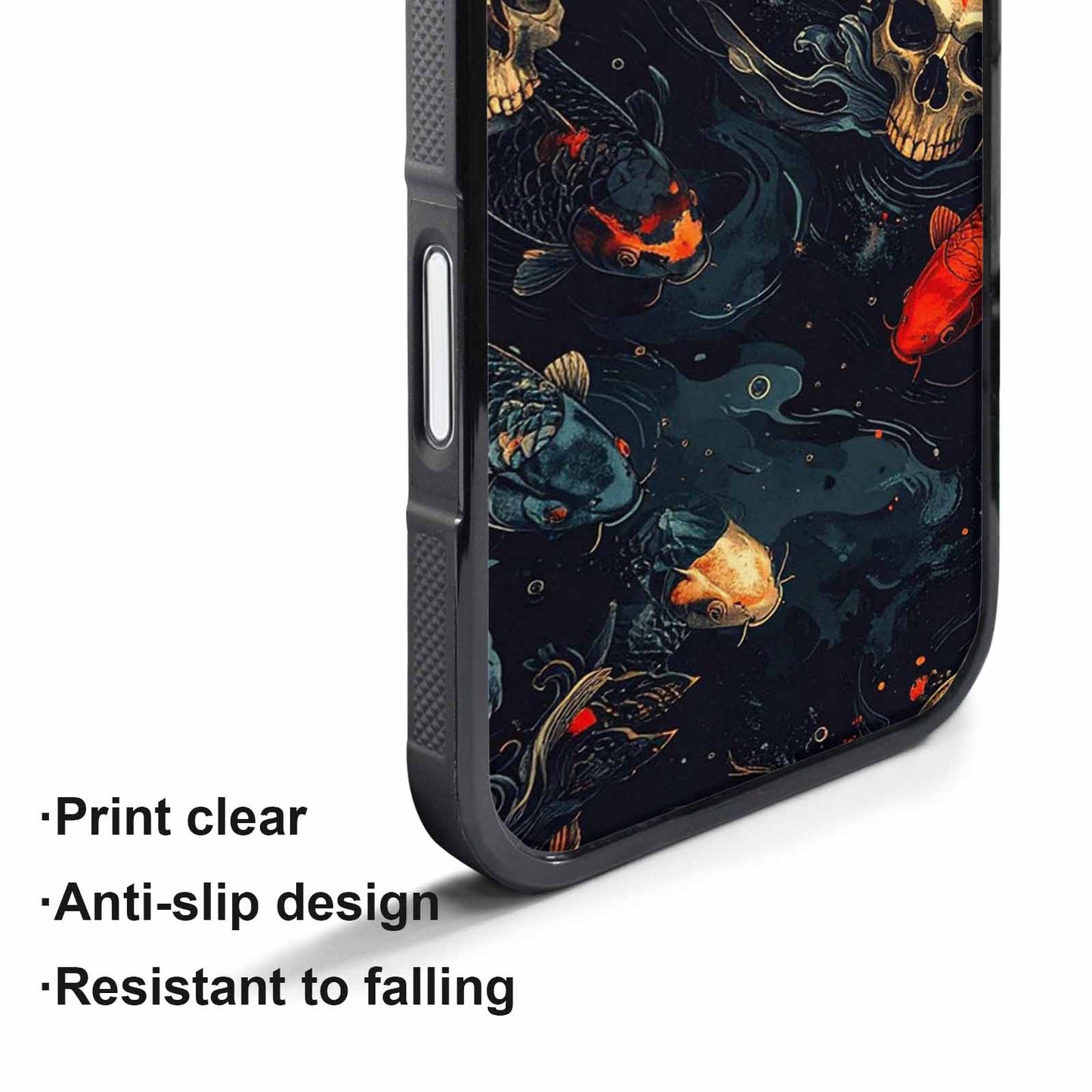 iPhone 17 Pro Case — Skull Dark Art Gothic Print Gothic, Custom Art Phone Cover