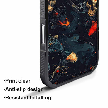 iPhone 17 Pro Case — Skull Dark Art Gothic Print Gothic, Custom Art Phone Cover
