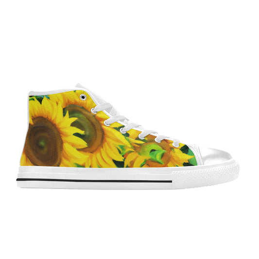 WOMEN'S Sunflowers Art High Top Canvas Dreamcore Shoes