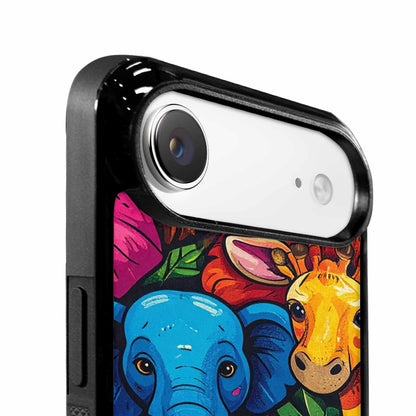 iPhone 17 Air Case — Seamless Tileable Pattern Of Overlapping Cartoon, Custom Phone Case