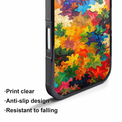 iPhone 17 Pro Case — Camo Patches Full Color Vibrant Camo, Custom Made Phone Cover