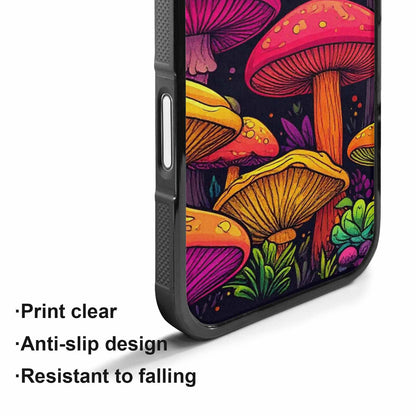 iPhone 17 Case — Psychedelic Mushroom Cartoon Pattern Cartoon Cute, Custom Phone Case