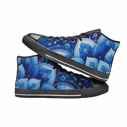 WOMEN'S Boho Mandala High Top Canvas Vivid Sneakers