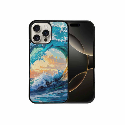iPhone 16 Pro Max Case — Wave Crest Splash Wave Crest Splash, Unique Phone Case Design