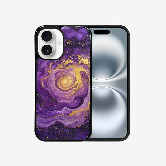 iPhone 16 Case — Swirling Brushstroke Starry Night Texture Blended, Custom Art Phone Cover