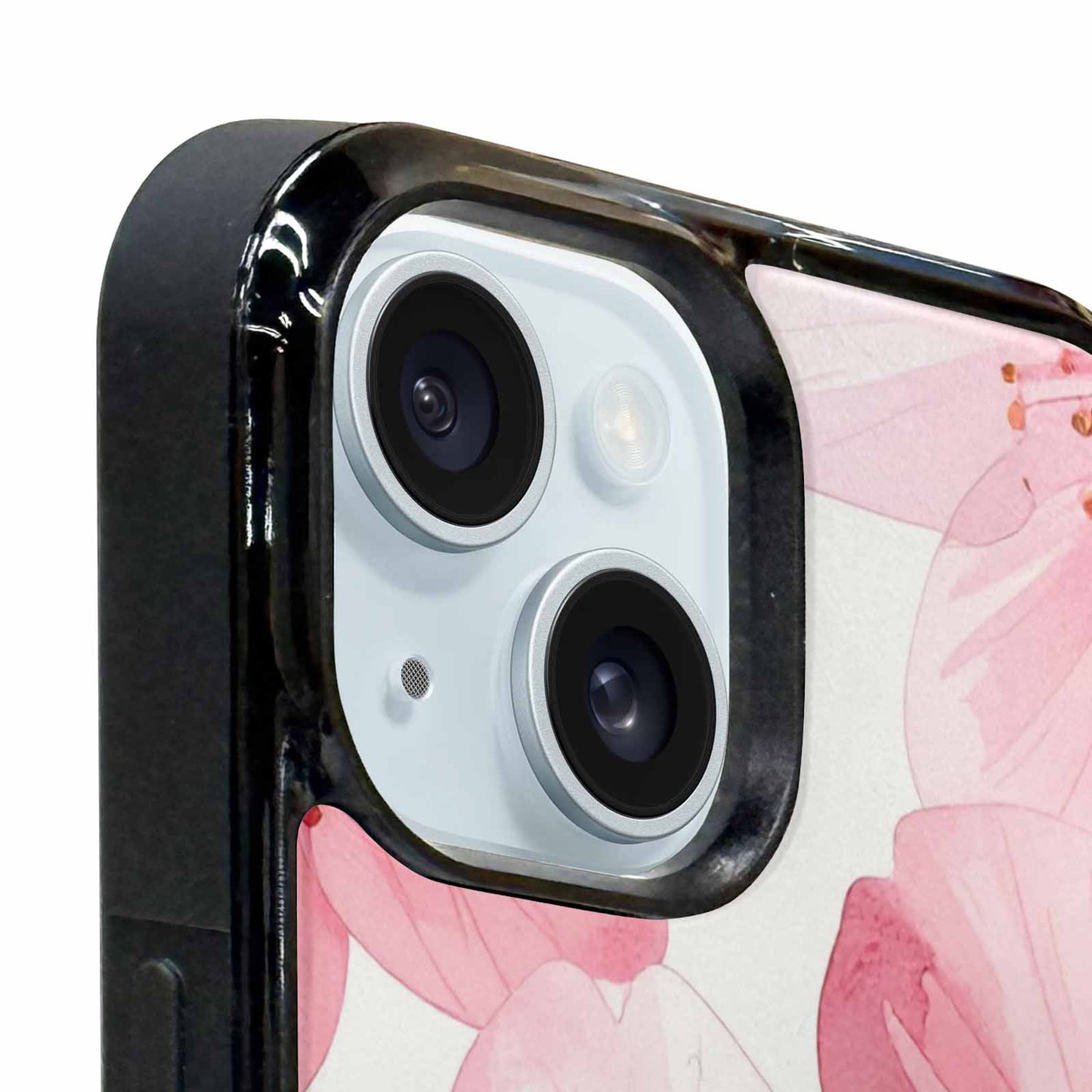 iPhone 15 Case — Japanese Cherry Blossom Pattern Sakura Flowers, Custom Printed Phone Case