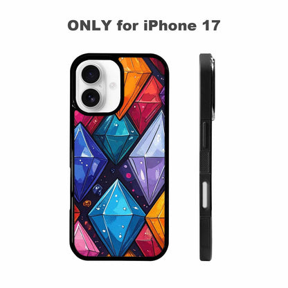 iPhone 17 Case — Vintage Summer Diamond Retro Vintage, Customized Protective Case