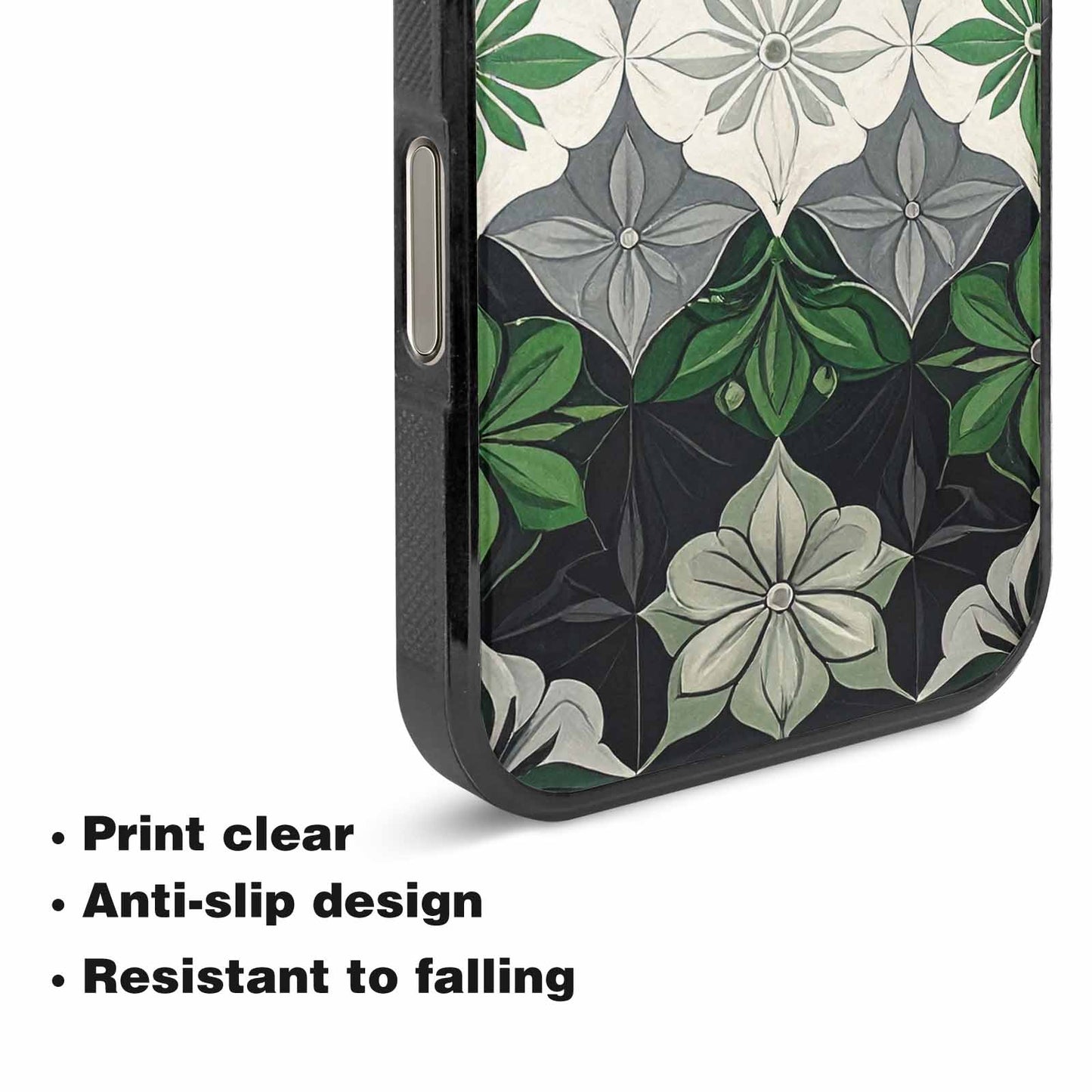 iPhone 16 Pro Max Case — Aromantic Flag Color Theme Small Rainbow, Custom Art Phone Cover