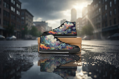 Camo Design 1 High Top Canvas Shoes for Kid