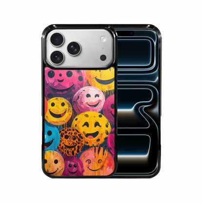 iPhone 17 Pro Max Case — Smiley Faces Animal Printsmile Animal Print, Custom Made Phone Cover