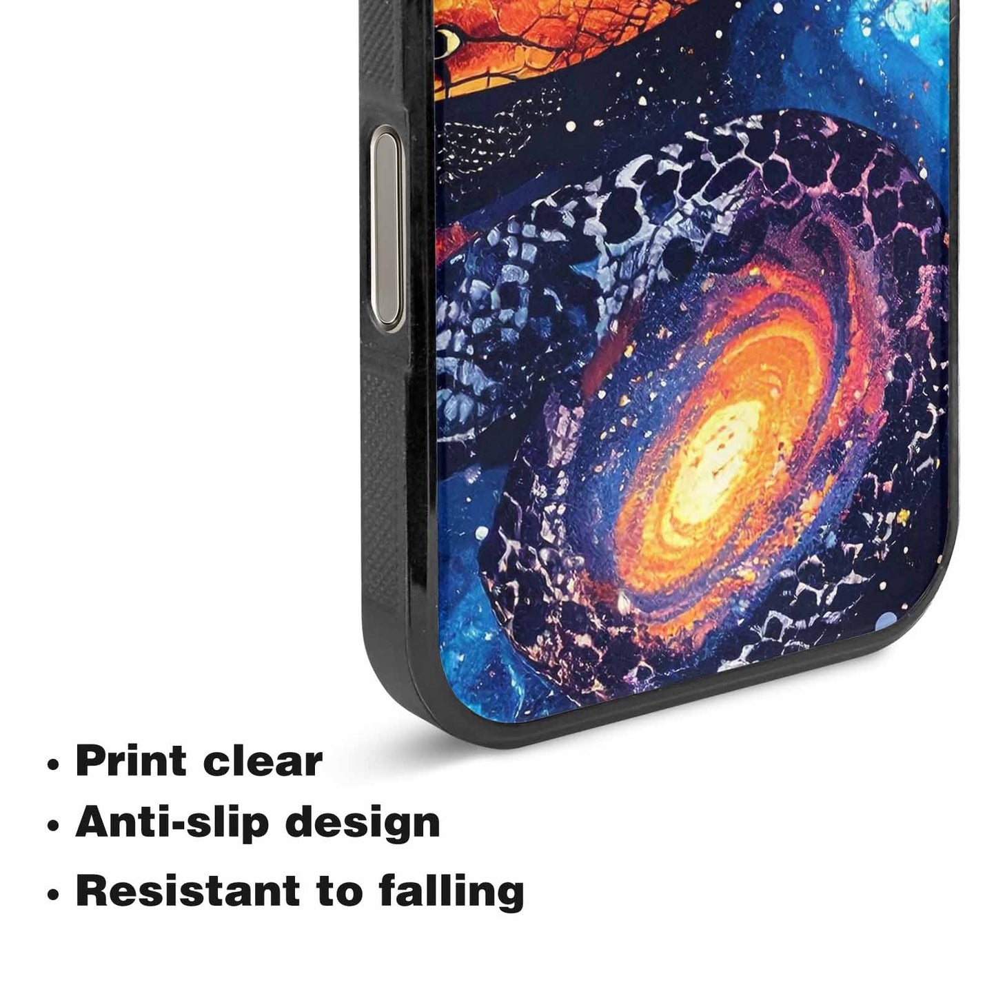 iPhone 16 Pro Max Case — Galaxy Snake Print Custom, Customized Protective Case