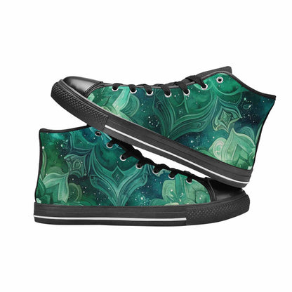 WOMEN'S Galaxy Art - High Top Canvas Vivid Sneakers
