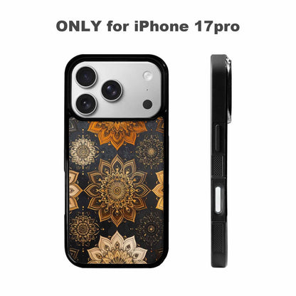iPhone 17 Pro Case — Small Mandala Pattern Randomly Varying Floral, Custom Phone Case