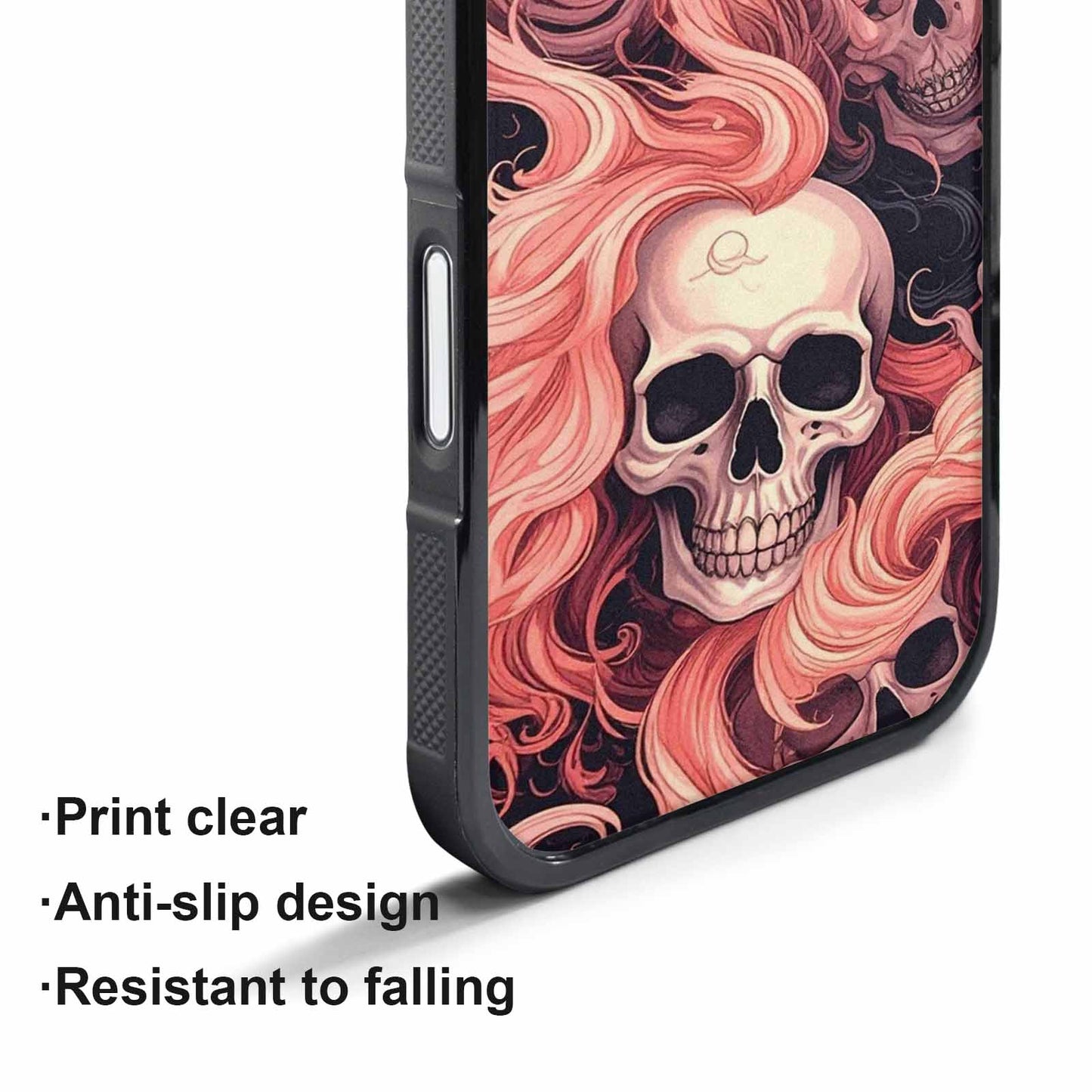 iPhone 17 Pro Max Case — Skull Dark Art Gothic Print Gothic, Original Design Phone Case