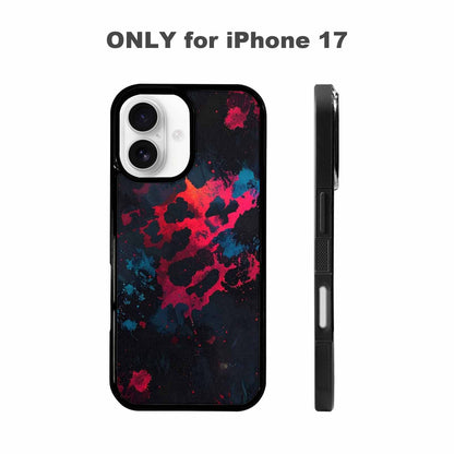 iPhone 17 Case — Color Style Deep Blacks Animal Print, Original Design Phone Case