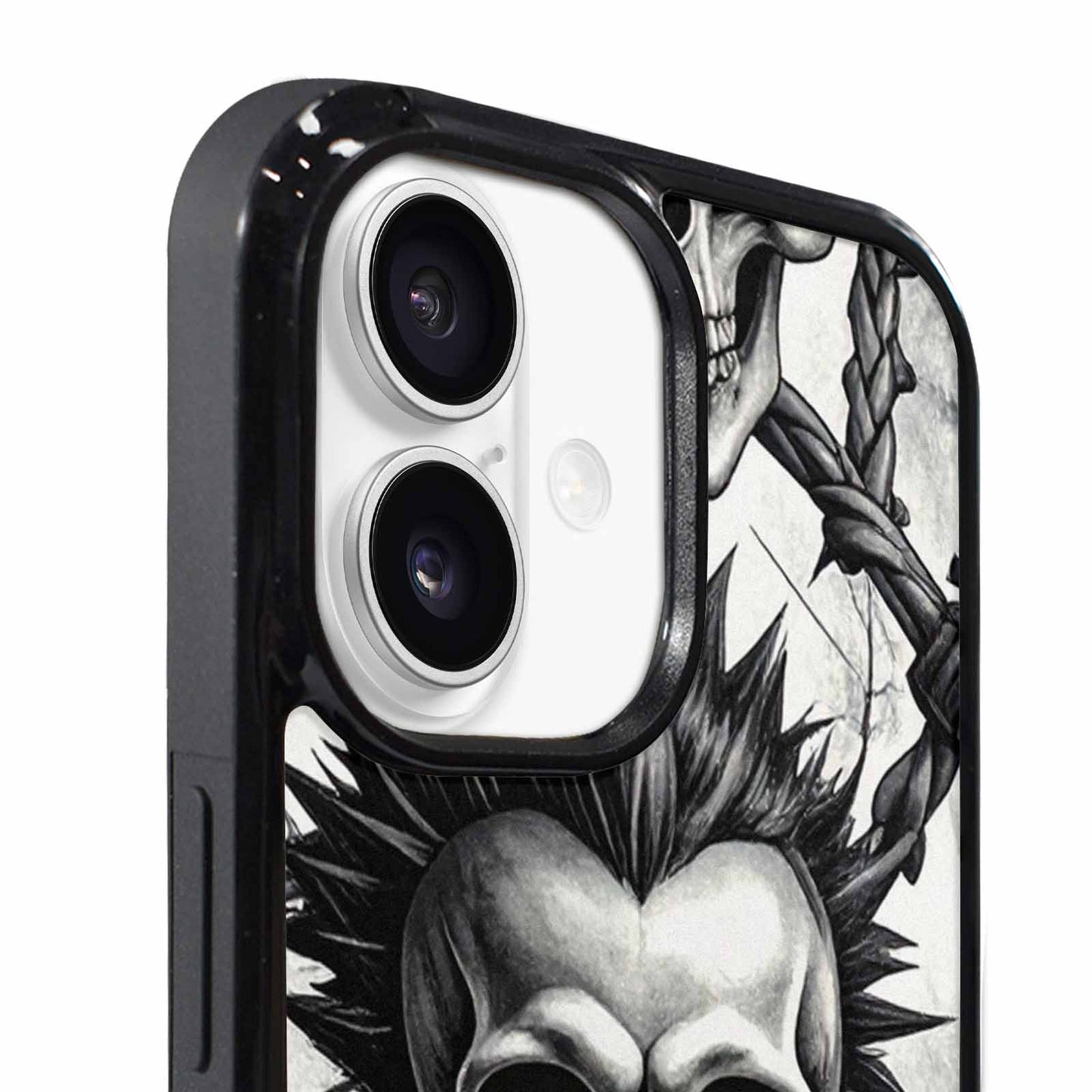 iPhone 17 Case — Skull Dark Art Gothic Print Gothic, Custom Made Phone Cover