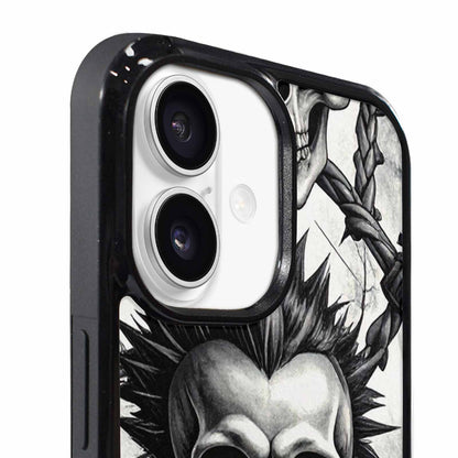 iPhone 17 Case — Skull Dark Art Gothic Print Gothic, Custom Made Phone Cover