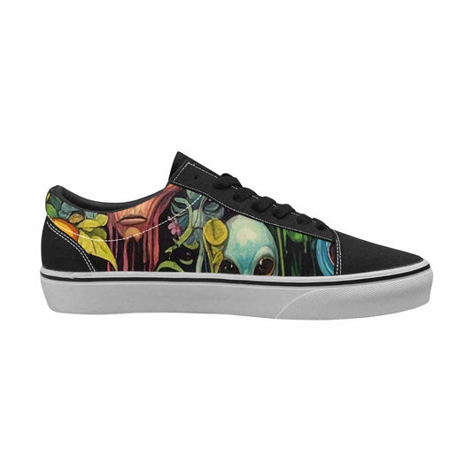 MEN'S Aliens Lace-Up Canvas Grunge Shoes