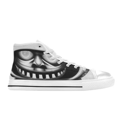 WOMEN'S Cc Space Dude Grey High Top Canvas Grunge Shoes
