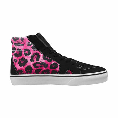 MEN'S Animal Print High Top Canvas Vivid Sneakers