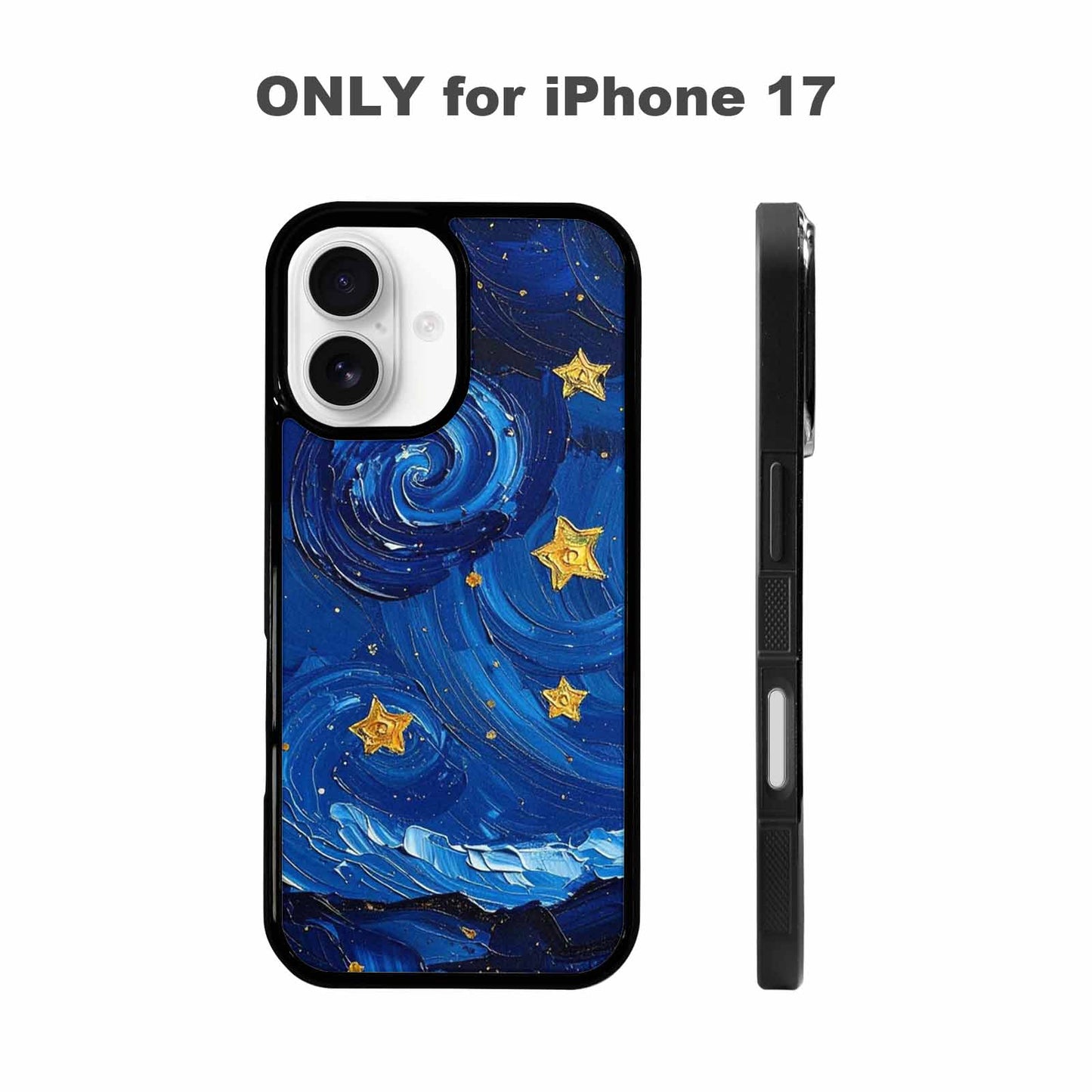 iPhone 17 Case — Starry Night Galaxy Space, Customized Protective Case