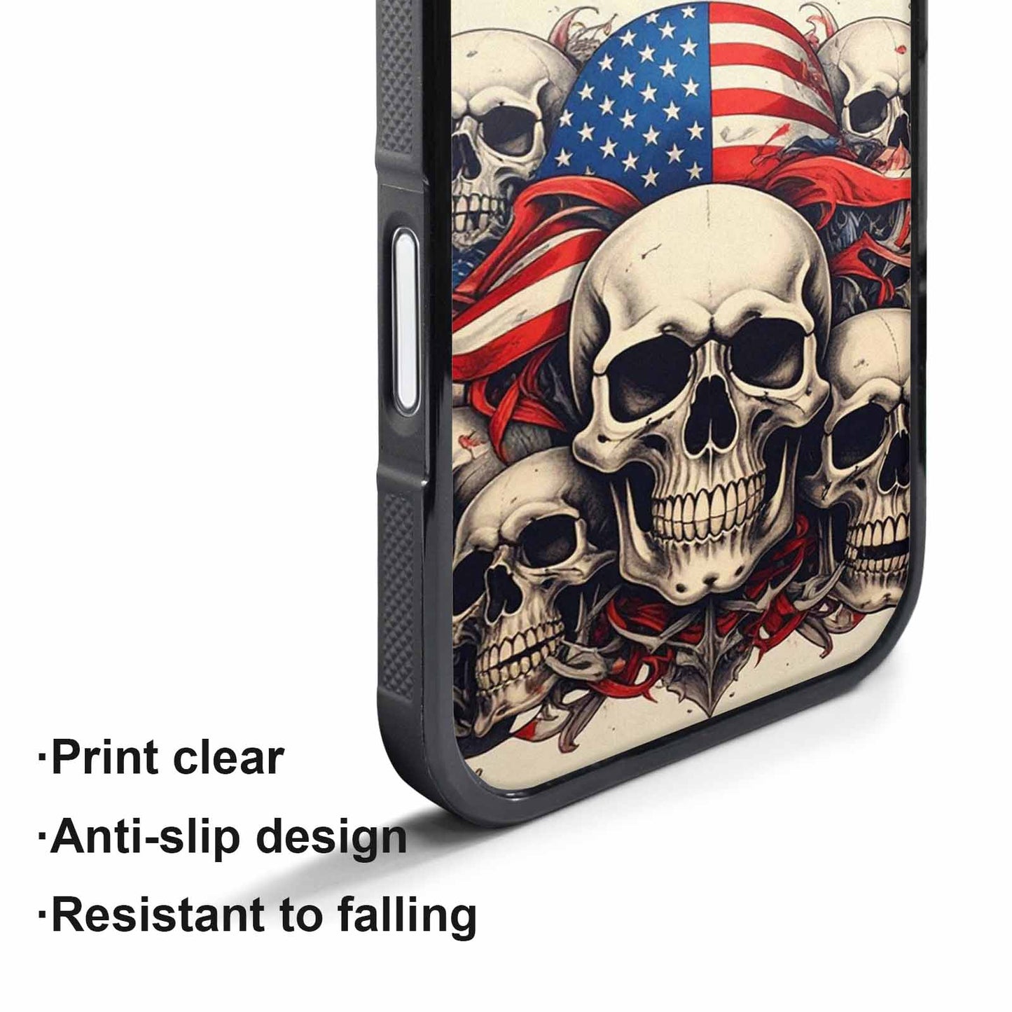 iPhone 17 Pro Case — Skull Dark Art Gothic Print Gothic, Custom Phone Case