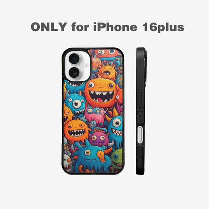 iPhone 16 Plus Case — Monsters General Cartoon Monst D4o, Custom Print Case Cover