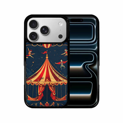 iPhone 17 Pro Case — Vintage Circus Art Pattern Retro Vintage, Custom Designed Case Cover